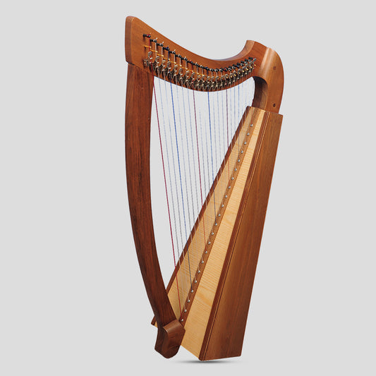 22 Strings Trinity Harp Walnut Plain