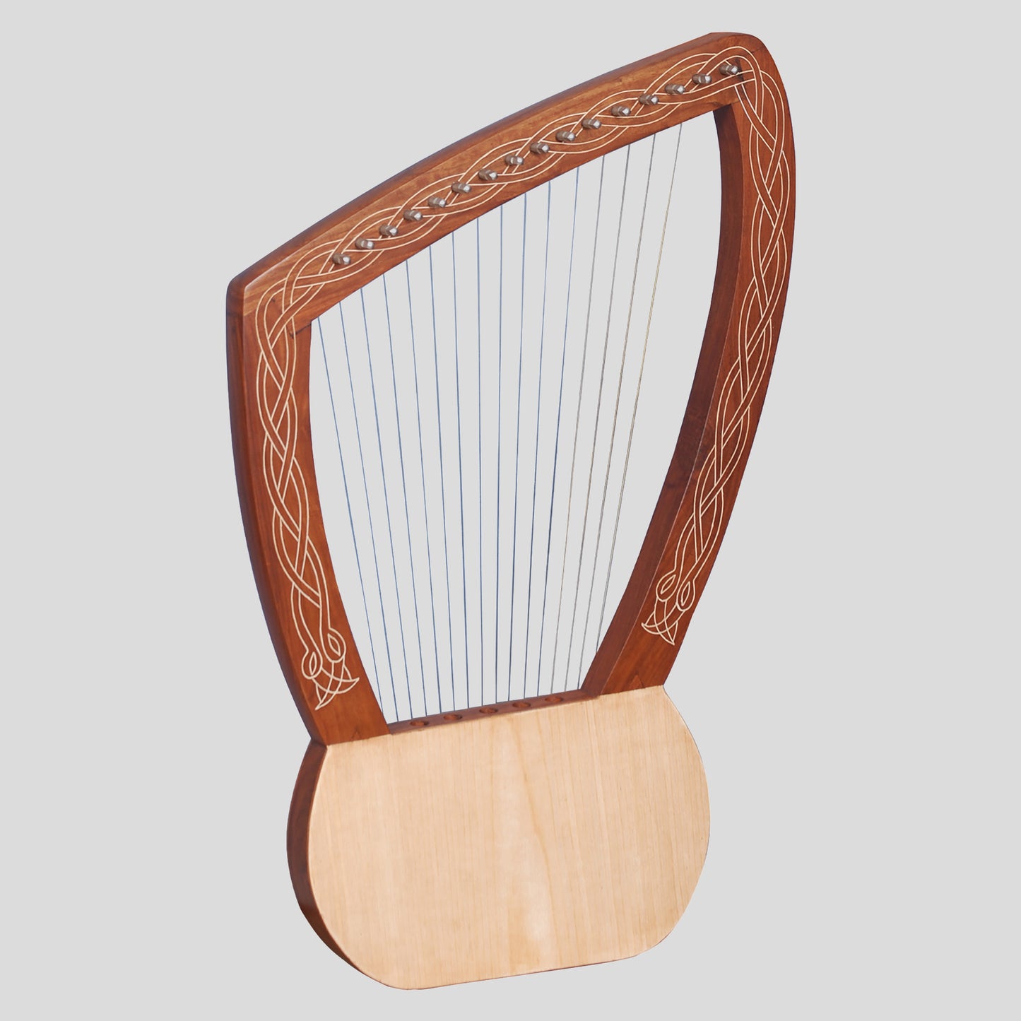 Muzikkon Lyre Arpa 16 Corde Palissandro