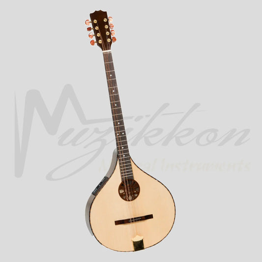 Traditional Electro Acoustic Irish Concert Bouzouki 8 Strings Maple Body With Spruce Top