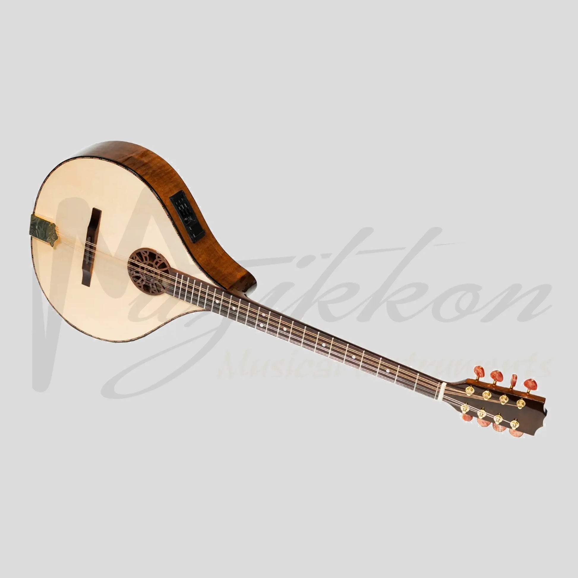 Traditional Electro Acoustic Irish Concert Bouzouki 8 Strings Maple Body With Spruce Top