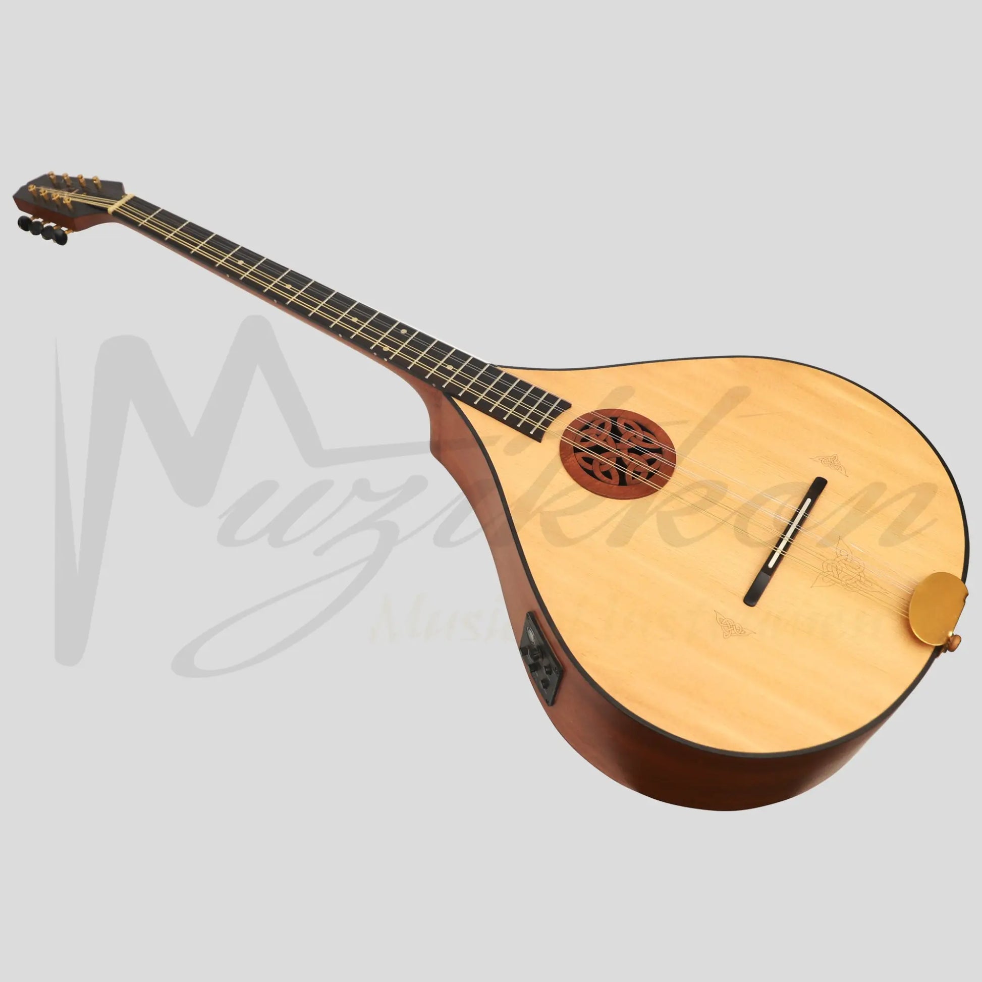 Traditional Irish Bouzouki 8 String Mahogany With Eq