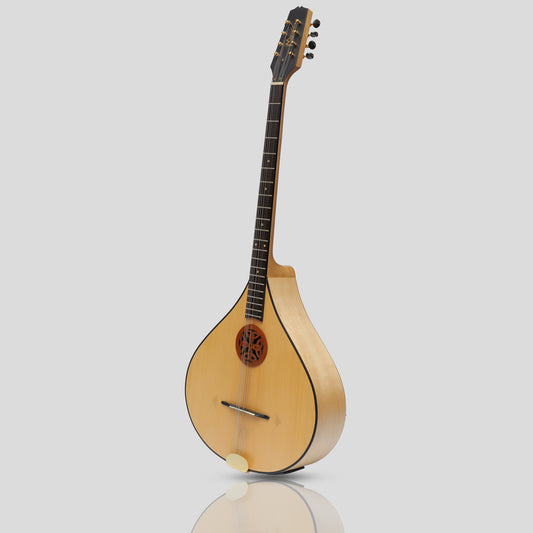 Bouzouki irlandese tradizionale, acero a 8 corde con equalizzatore