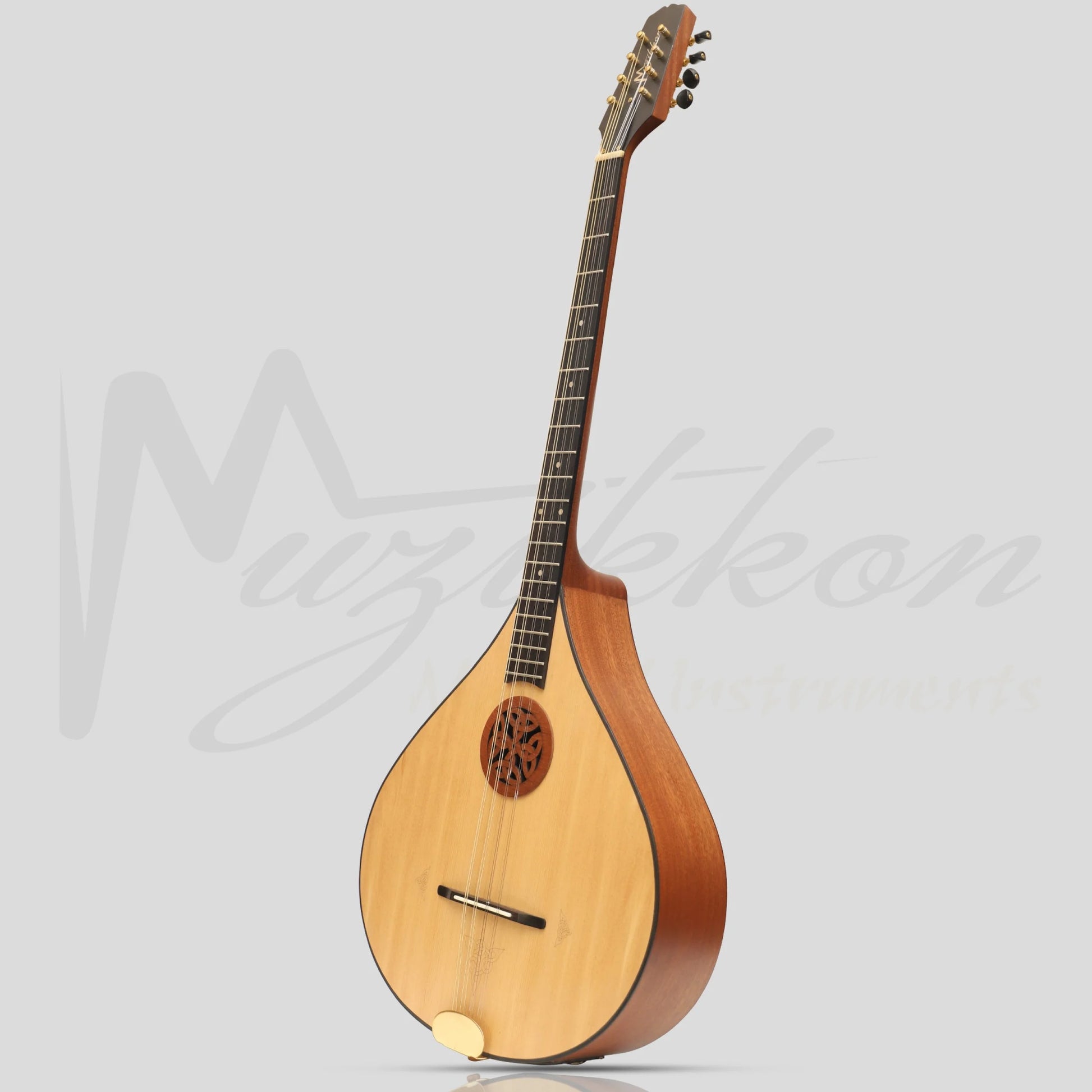 Traditional Irish Bouzouki 8 String Mahogany With Eq