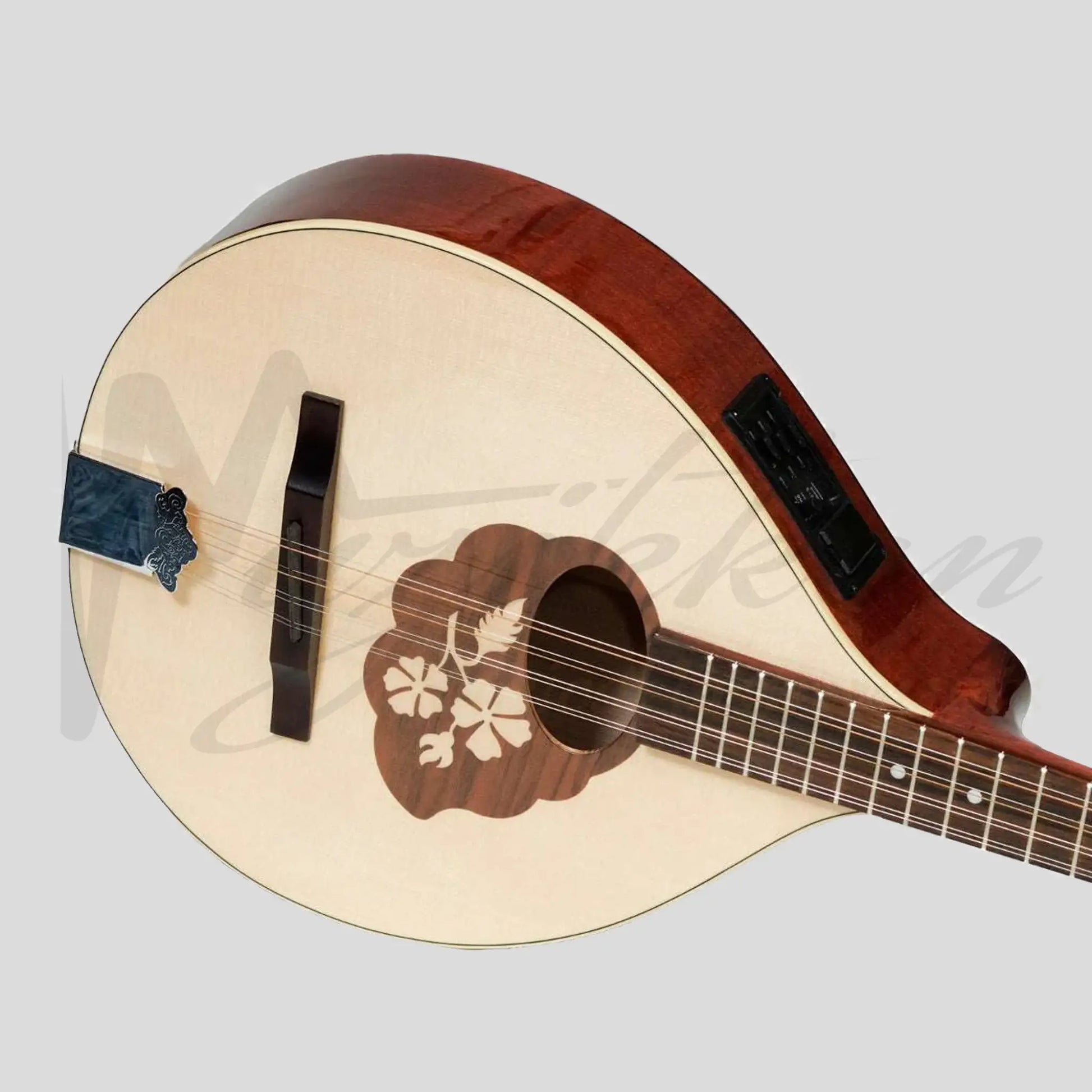 Traditional Irish Bouzouki With Eq 8 Strings Maple Body With Spruce Top