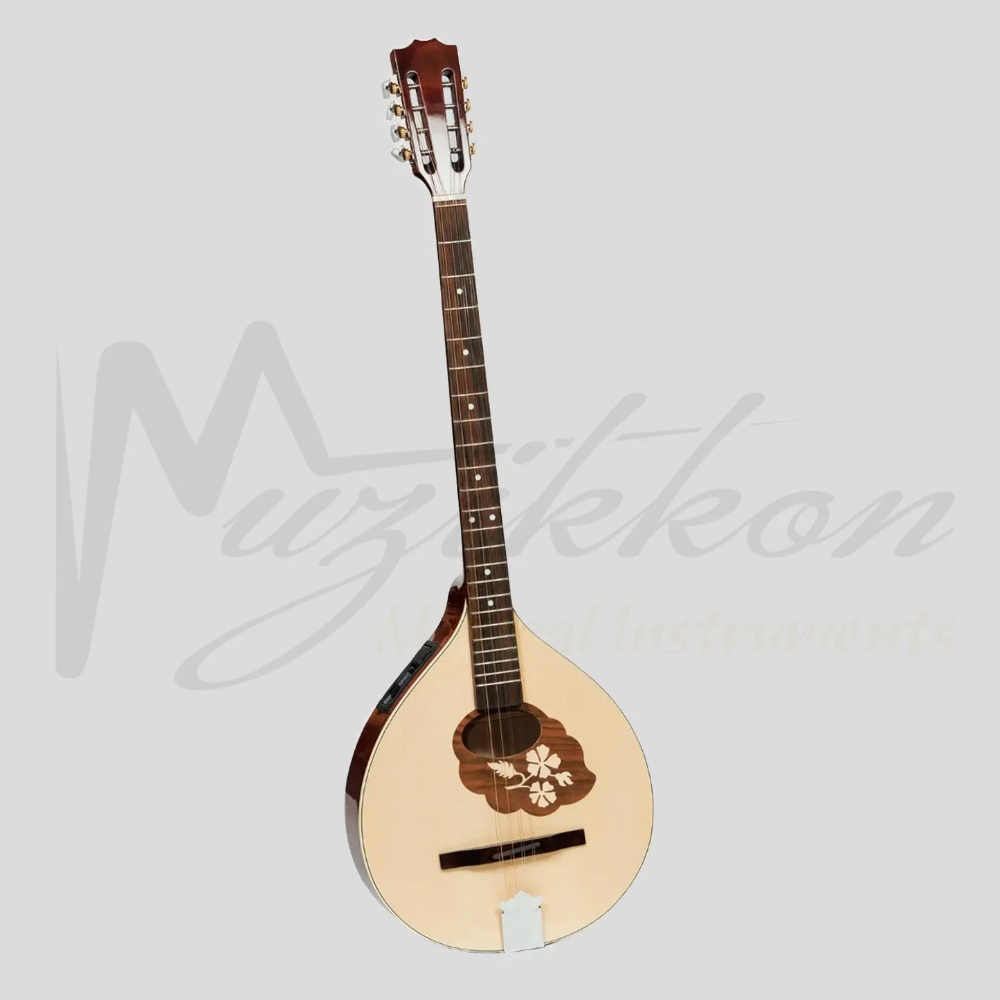 Traditional Irish Bouzouki With Eq 8 Strings Maple Body With Spruce Top