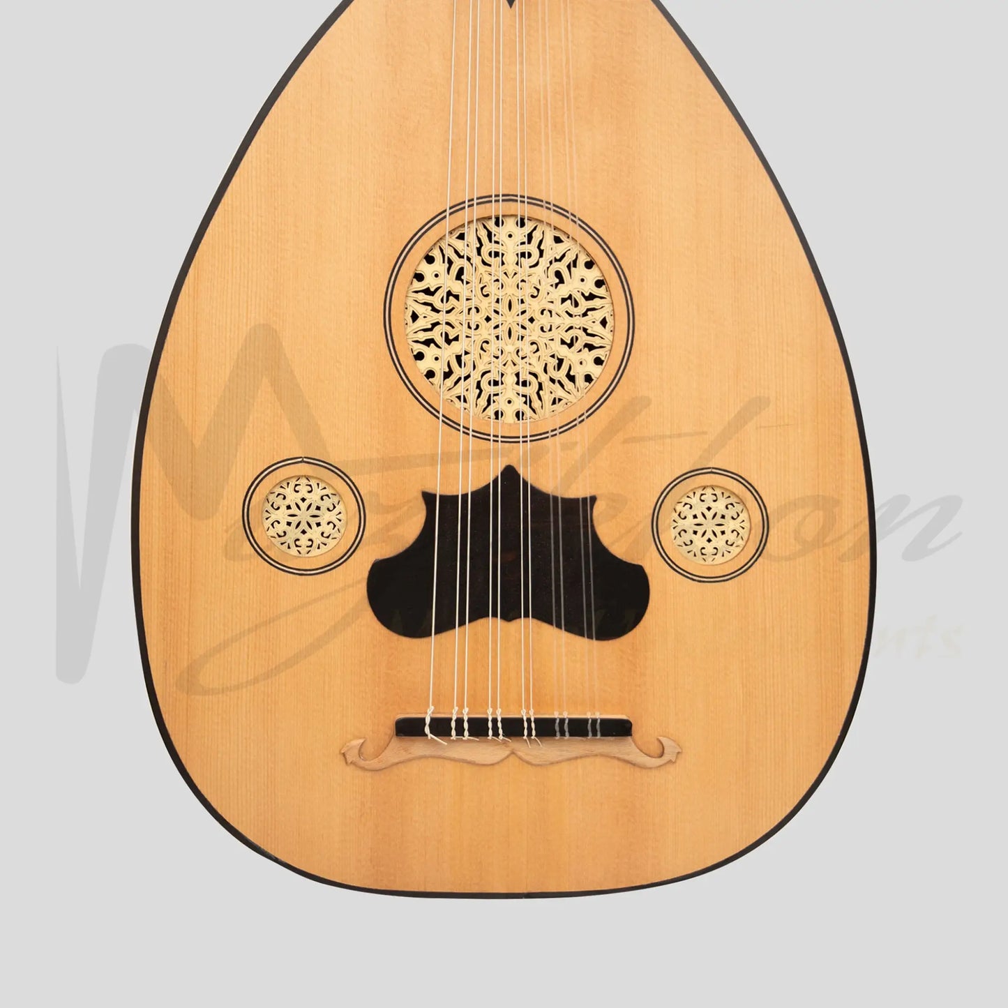 Turkish Oud 11 Strings Variegated Rosewood Lacewood