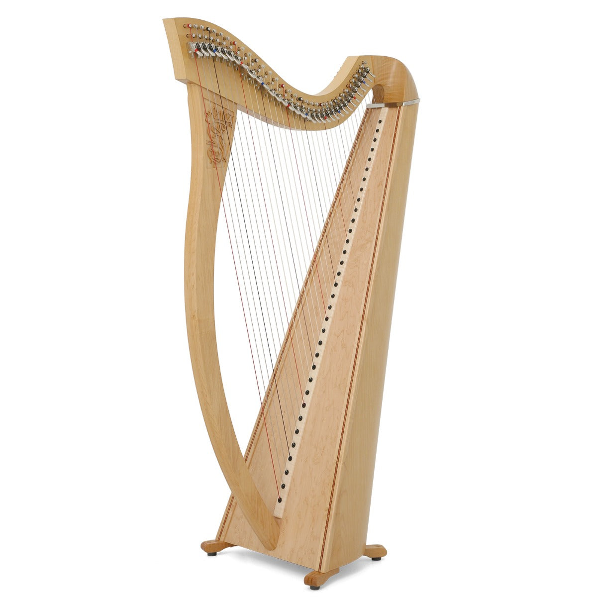 Camac Aziliz Lever Harp, 34 Alliance Carbon Strings In Maple Muzikkon 