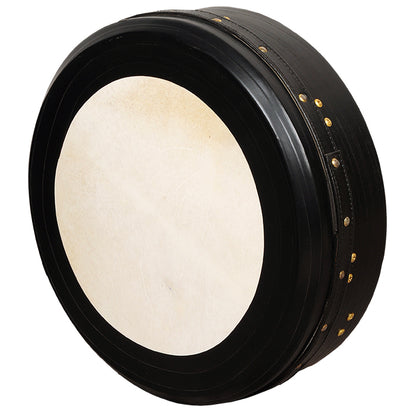 14 "x4" Heartland Black Bodhran Tunable Single Bar Deep Tune