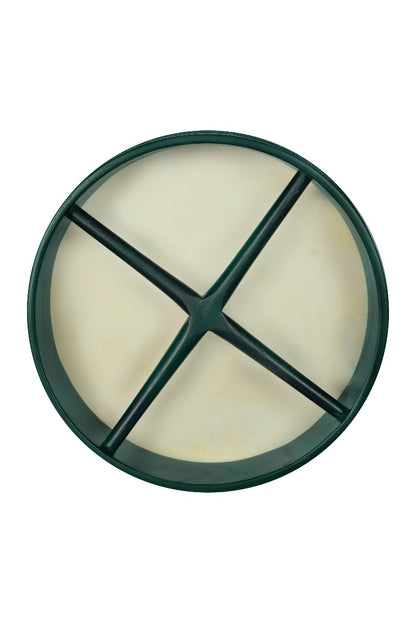 18" x 3" Heartland Bodhran Nicht abstimmbare grüne Querstange