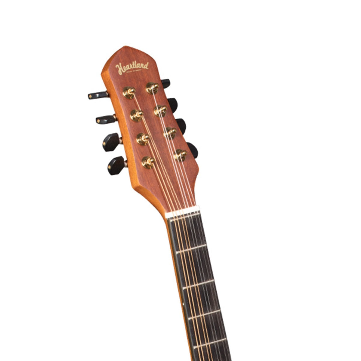 Heartland Irish Bouzouki Deluxe Sapele con EQ, Top in Cedro