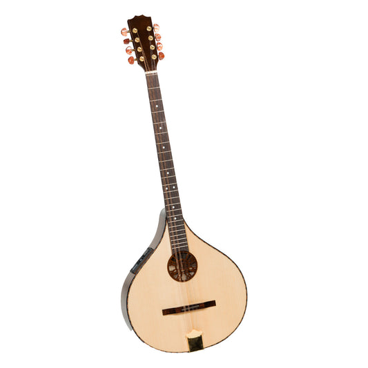 Traditional Electro Acoustic Irish Concert Bouzouki , 8 Strings ,Maple Body with Spruce Top